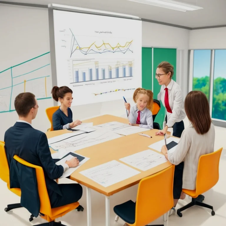 Leaders participating in an ethical economic training session